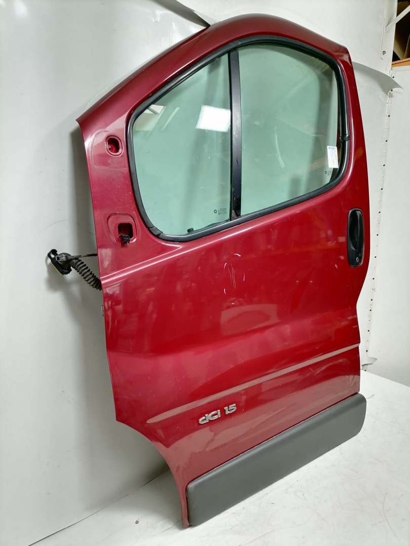 Renault Trafic 2 original T&uuml;r vorn links NV713 Rouge Cerise Rohbau Bj.2008